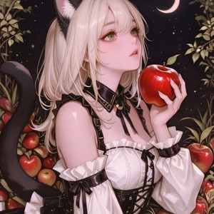 🌙×🐈‍⬛=  🤫 by yumi_Tokyo