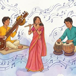 Joyful Flute,Sitar & Tabla Trio | Positive Vibes