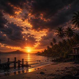 Sunset Over Paradise