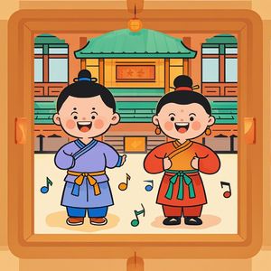 国学成语儿歌《捧腹大笑》