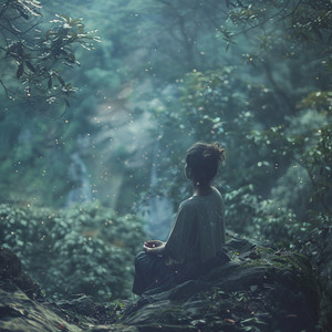 Serene Reflection in Gentle Tones