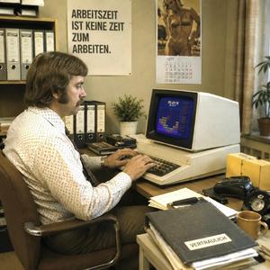 Ich sitz länger auf dem Klo als am Arbeitsplatz