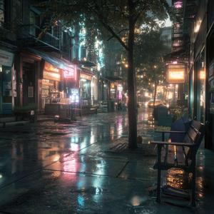 近づく雨音と二人