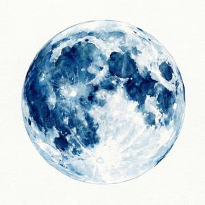 la lune est belle