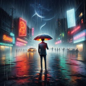 Relaxing Walk in Heavy Rain in Rural Life Rainy Season 10