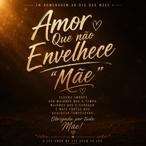 Amor Que Não Envelhece “Mãe”