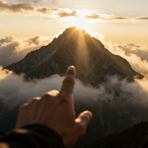梦想在山巅，不在指尖