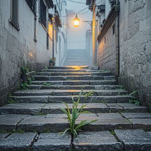 巷口石阶