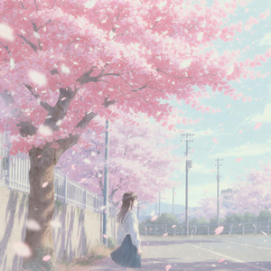 春の光と桜の風（ブルーにほどける新しい私）