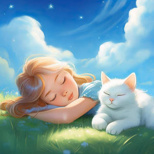 Piano De Canción De Cuna A Medianoche