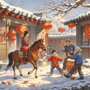 马踏新春四季發财