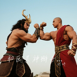 和巨灵神掰手腕