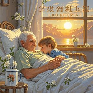 夕阳下的最后拥抱