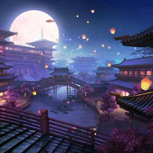 闲游长安夜雨记