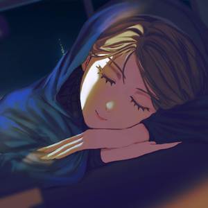 A Winter's Crescent Moon