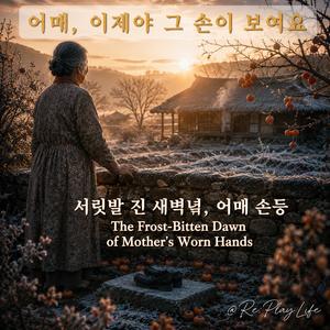 서릿발 진 새벽녘, 어매 손등