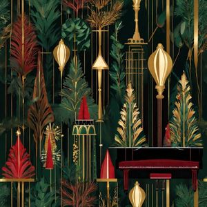 Firelight and Snowflakes