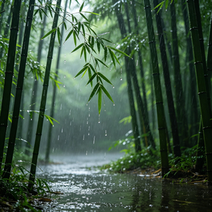 竹林听雨