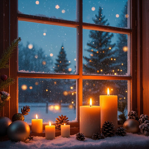 Silent Christmas Night: Candlelight