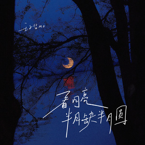 看月亮半月缺半月圆