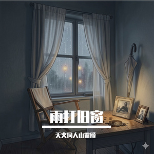 雨打舊窗