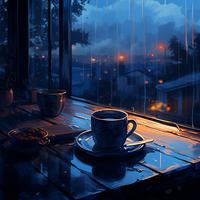 Coffee in the Rain