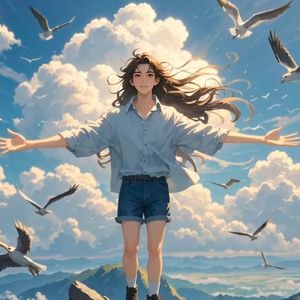 展翅飞翔