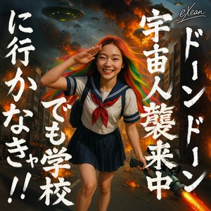 遅刻だ！エイリアン襲来！？