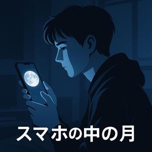 スマホの中の月