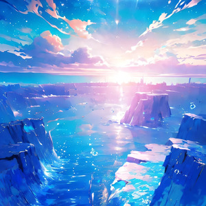 ゆらめく水平線