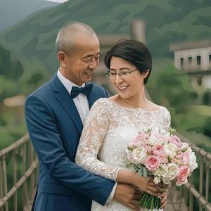 穿過婚紗的月光