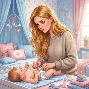 Меняю подгузники ежедневно