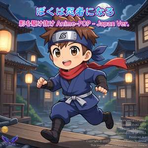 ぼくは忍者になる - 影を駆け抜け伝説の戦士へ進化する物語 - (Kawaii Anime-Pop Style) [JPN Ver.]