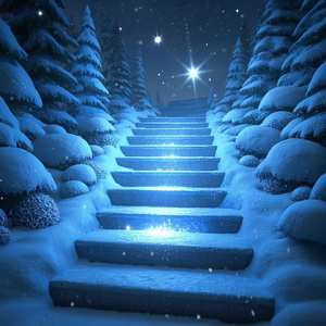 きらめく冬のステップ