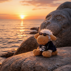 Socke auf der Böhme