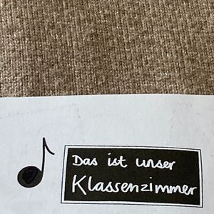Das ist unser Klassenzimmer
