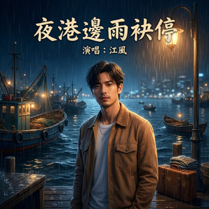 夜港邊雨袂停