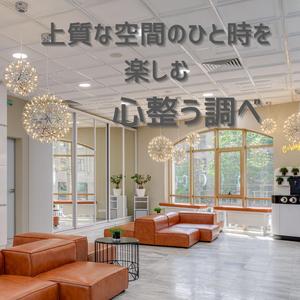 ゆったりソファでくつろぐメロディ