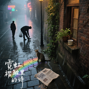 红绿灯下的影子