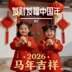 发财发福中国年 （英文复古版）