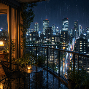 Balcony Summer Rain