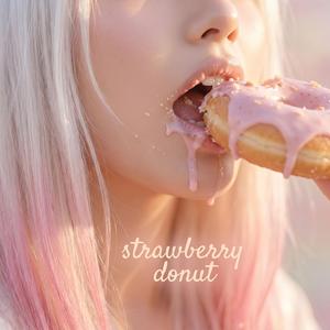strawberry donut
