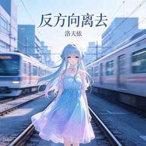 反方向离去