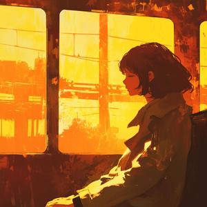 夕暮れ電車