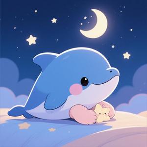 小海豚的催眠歌 (羊水流动声+妈妈心跳声+白噪音+宝贝哄睡)