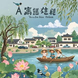 我家住在团湖旁