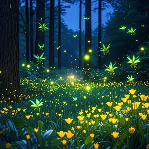 夏夜的萤火
