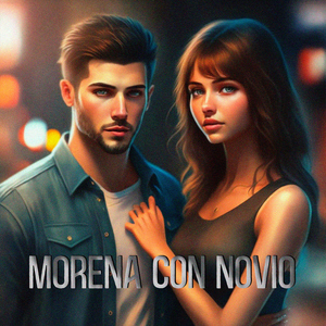 Morena con novio