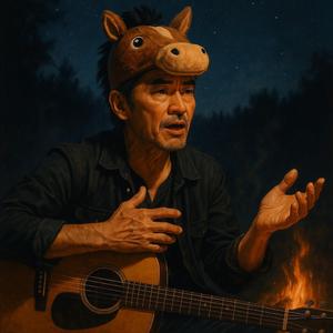 牧場の夜明け