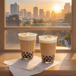 格子间的奶盖香